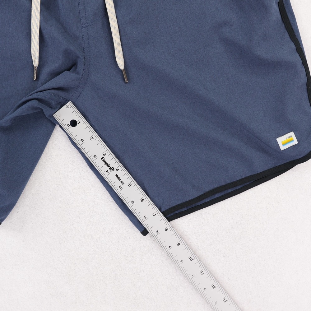 Vuori Banks Shorts Mens Medium Blue Unlined Golf Tennis Gym Running Training - Picture 7 of 9